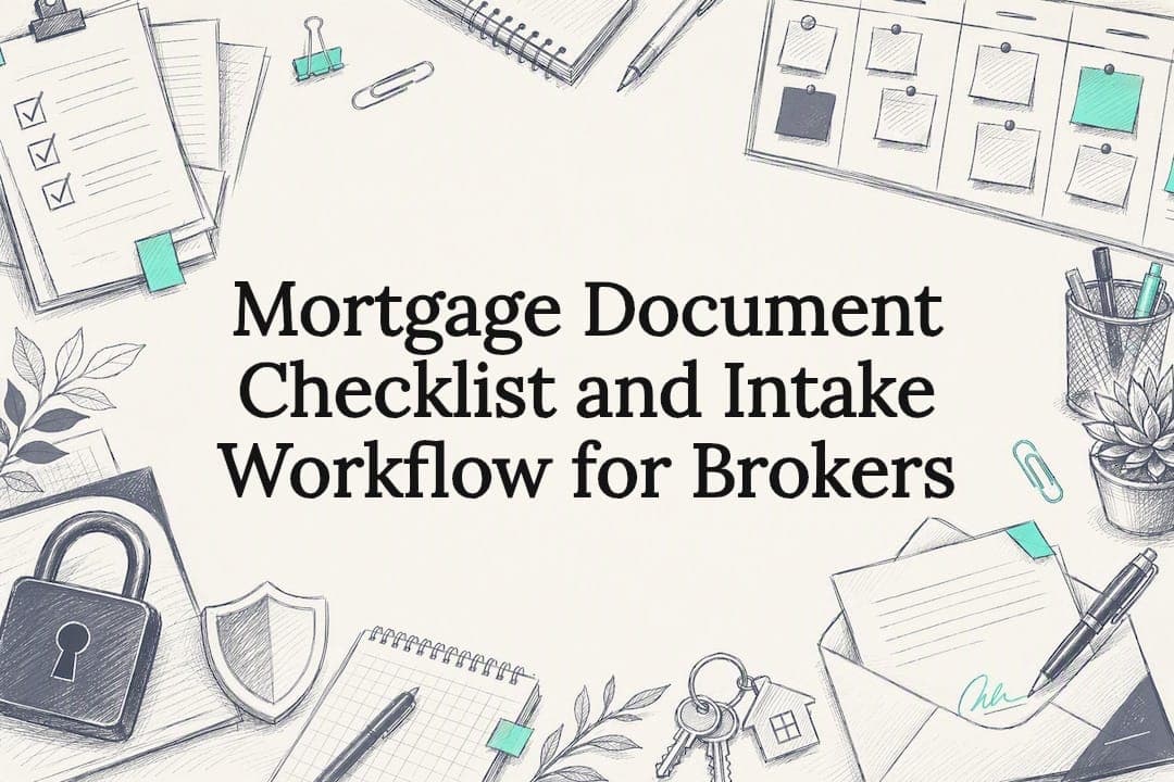 Mortgage Document Checklist and Intake Workflow for Brokers