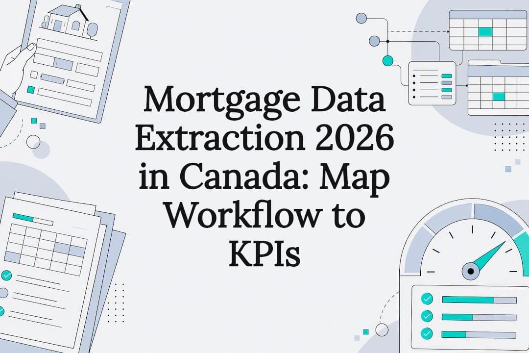 Mortgage Data Extraction 2026 in Canada: Map Workflow to KPIs