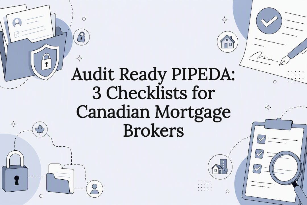 Audit Ready PIPEDA: 3 Checklists for Canadian Mortgage Brokers