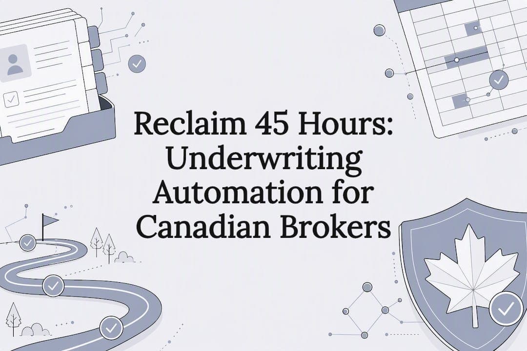 Reclaim 45 Hours: Underwriting Automation for Canadian Brokers