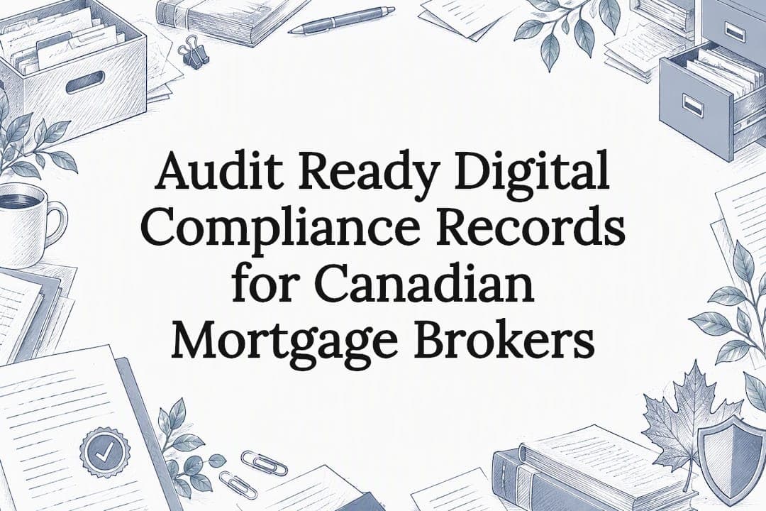 Audit Ready Digital Compliance Records for Canadian Mortgage Brokers