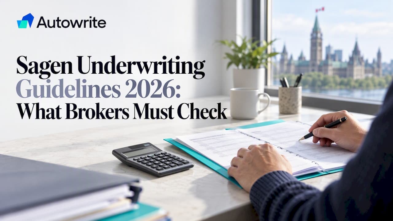 Sagen Underwriting Guidelines 2026: What Brokers Must Check